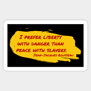 Jean Jacques Rousseau Quotes Sticker